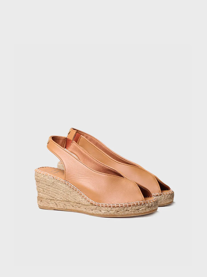 Alpargatas mujer - Alpargata de cuña estilo peep toe | LAILA-P  - Toni Pons  