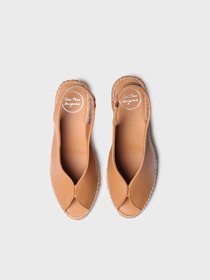Alpargatas mujer - Alpargata de cuña estilo peep toe | LAILA-P  - Toni Pons  