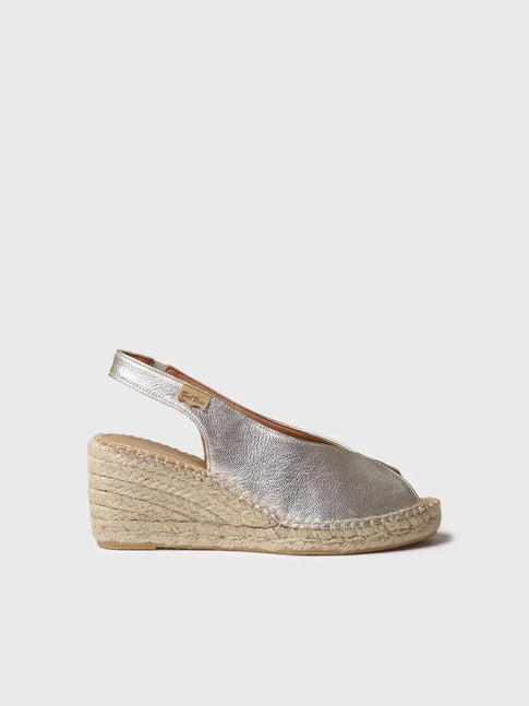 zapatillas mujer - Alpargata de cuña estilo peep toe | LAILA-P  - Toni Pons  