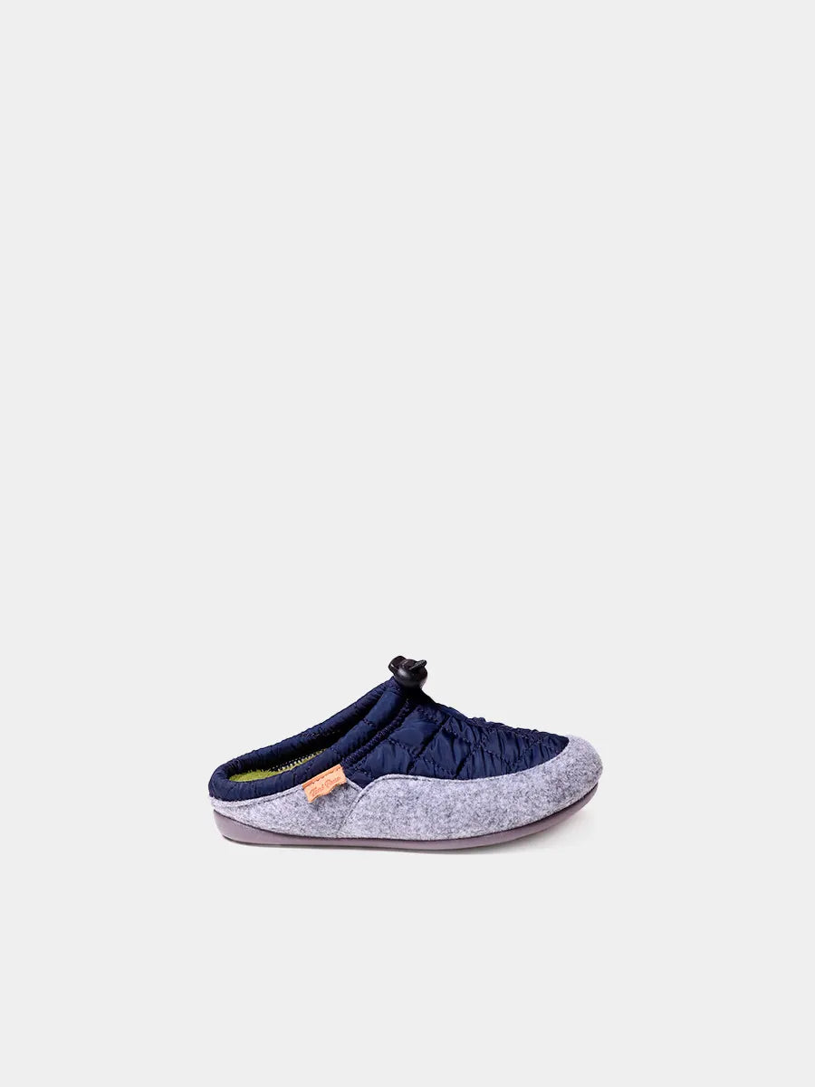 Zapatillas de casa mujer - Slippers para niños en fieltro y tejido acolchado  | LAND-UM  - Toni Pons  