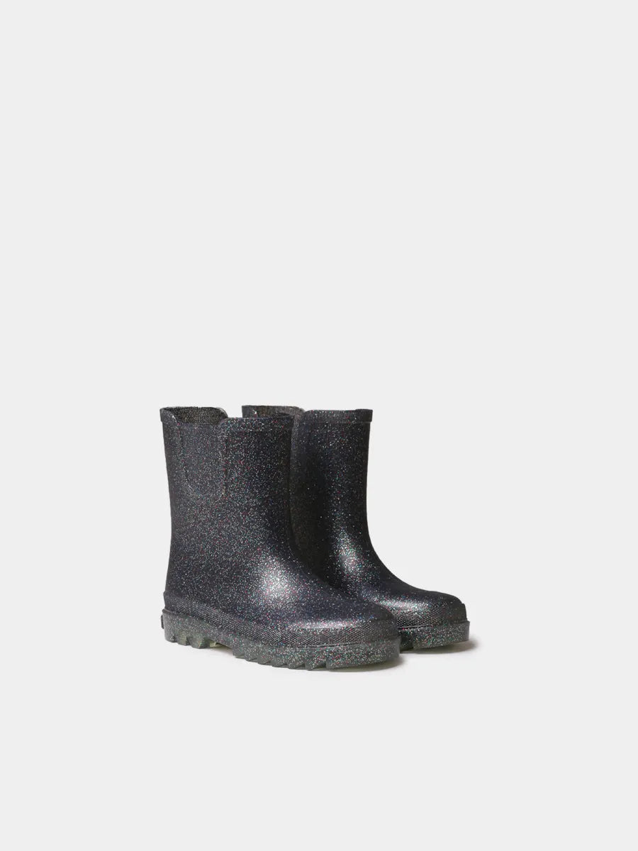 Botas de agua infantil - Botas impermeables para niños con acabado brillante | LIVORNO  - Toni Pons  