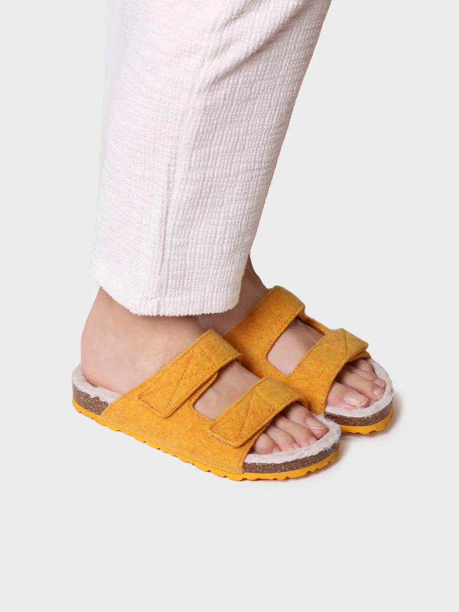  - Slipper abierta para mujer en fieltro y borrego  | LIZY  - Toni Pons  