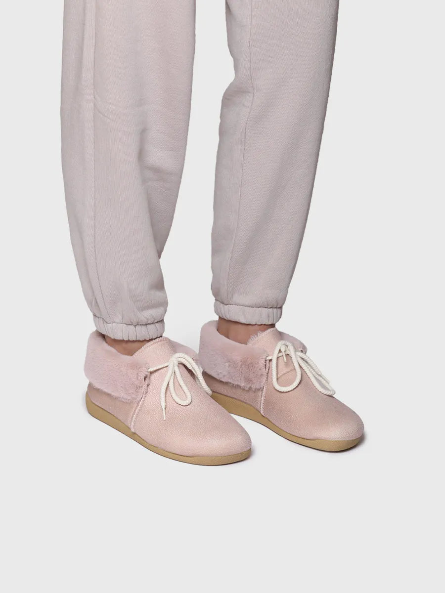 zapatillas mujer - Slipper abotinada de mujer con cordones en | MALMO-BD  - Toni Pons  