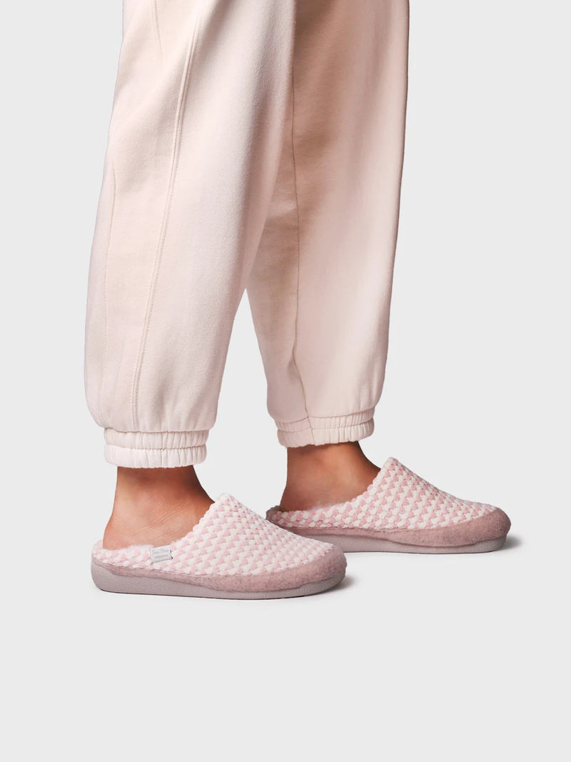 Zapatillas de casa mujer - Slipper en en tejido bicolor para mujer | MALU-CN  - Toni Pons  
