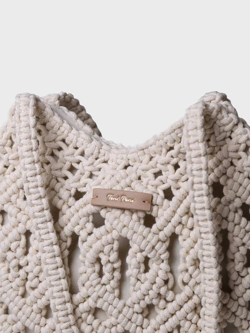 Complementos - Bolso en macramé con bolsillo | MARISSA  - Toni Pons  