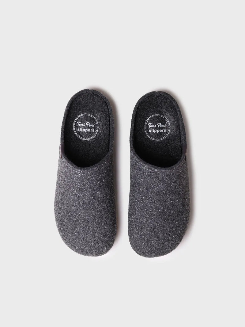 zapatillas mujer - Slipper para mujer tipo zueco en fieltro | MAUI-LX  - Toni Pons  