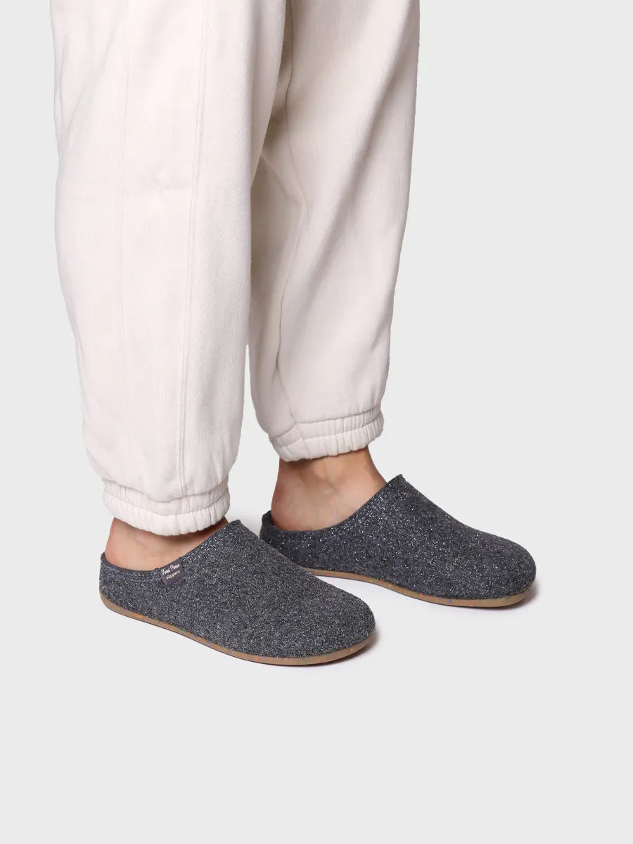 zapatillas mujer - Slipper para mujer tipo zueco en fieltro | MAUI-LX  - Toni Pons  