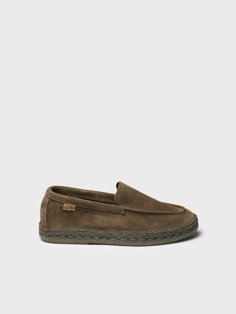 zapatillas hombre - Alpargata cerrada de hombre en serraje con suela de yute | MAX  - Toni Pons  