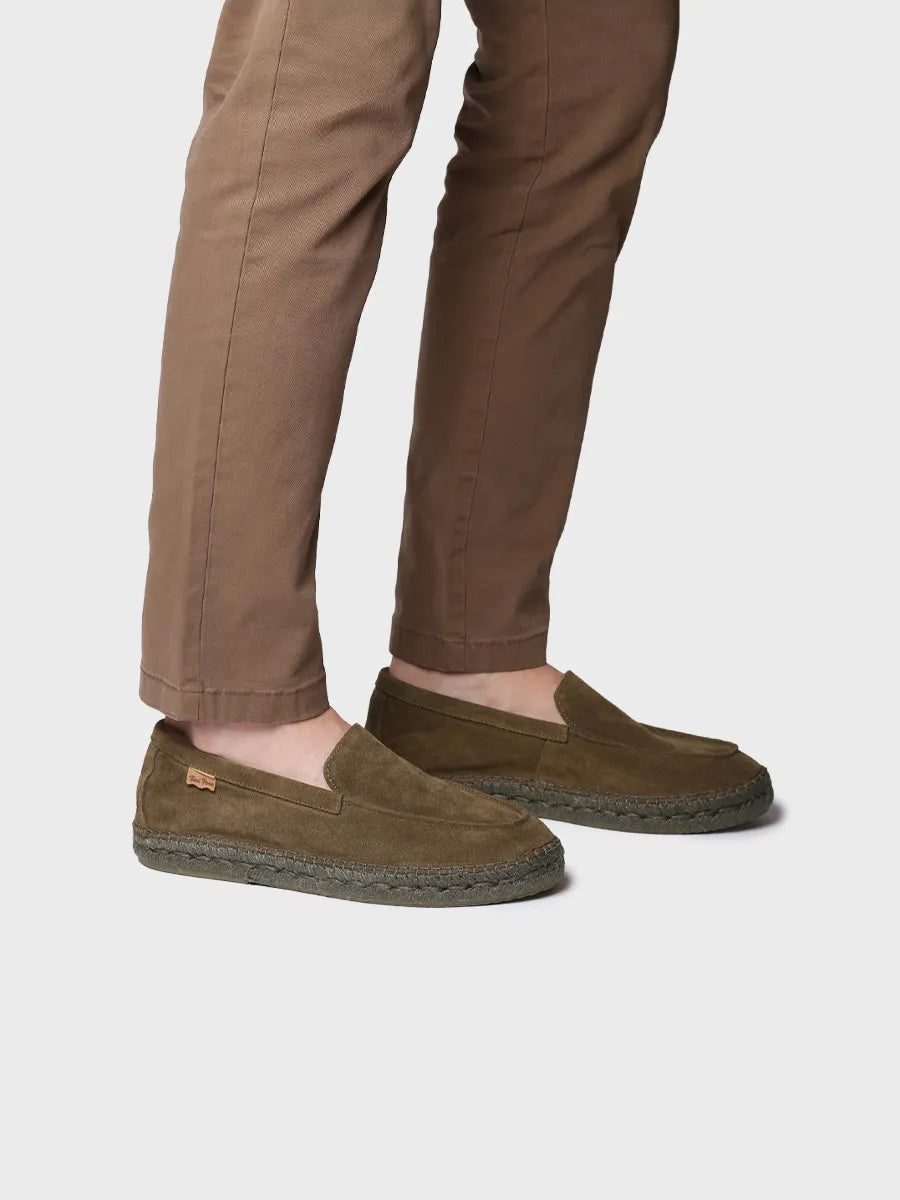 zapatillas hombre - Alpargata cerrada de hombre en serraje con suela de yute | MAX  - Toni Pons  