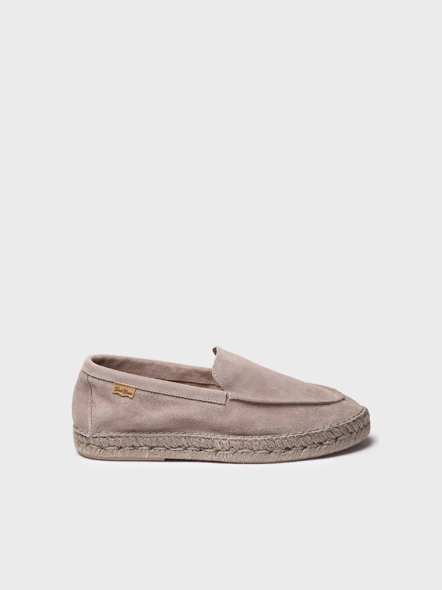 zapatillas hombre - Alpargata cerrada de hombre en serraje con suela de yute | MAX  - Toni Pons  