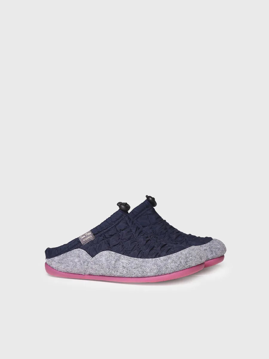 zapatillas mujer - Slippers para mujer en tejido acolchado y fieltro | MEL-UM  - Toni Pons  