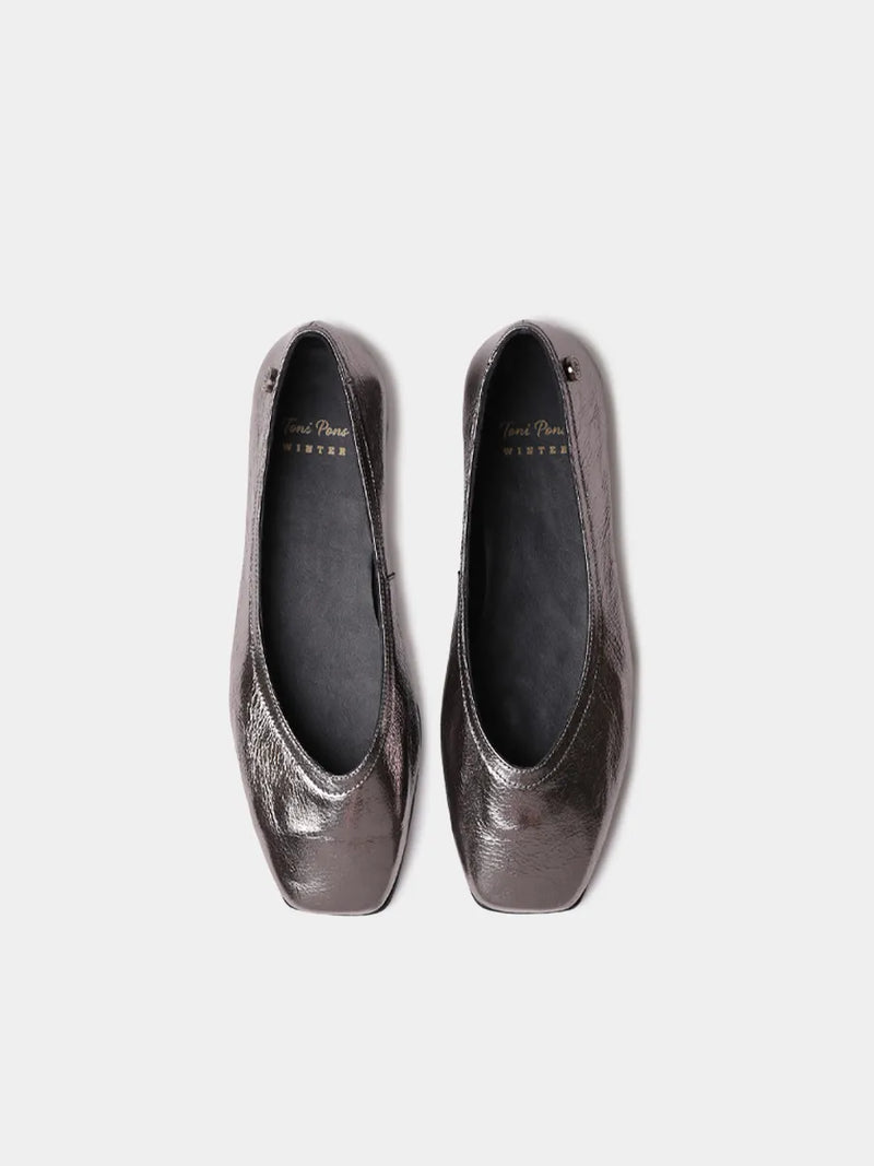 Zapatos mujer - Bailarinas de mujer en piel efecto brillante | MELISA-MT  - Toni Pons  