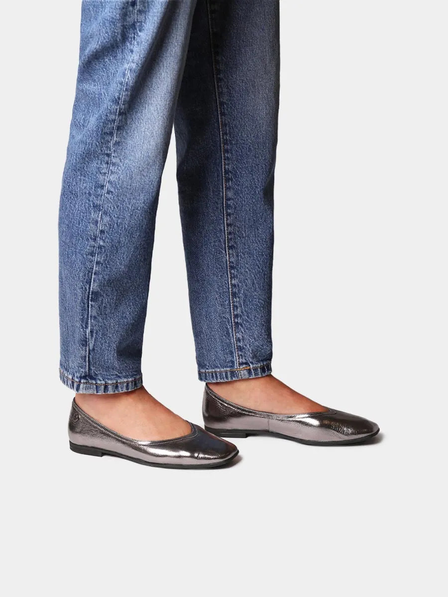 Zapatos mujer - Bailarinas de mujer en piel efecto brillante | MELISA-MT  - Toni Pons  