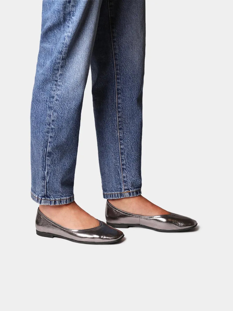 Zapatos mujer - Bailarinas de mujer en piel efecto brillante | MELISA-MT  - Toni Pons  