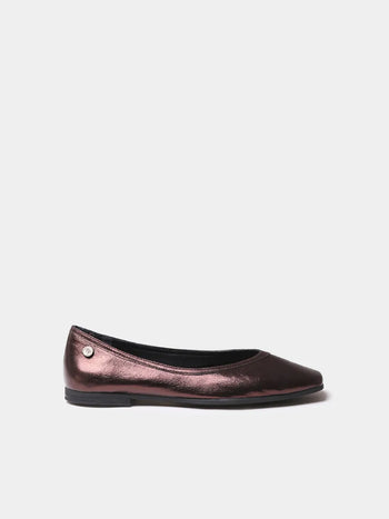 Zapatos mujer - Bailarinas de mujer en piel efecto brillante | MELISA-MT  - Toni Pons  