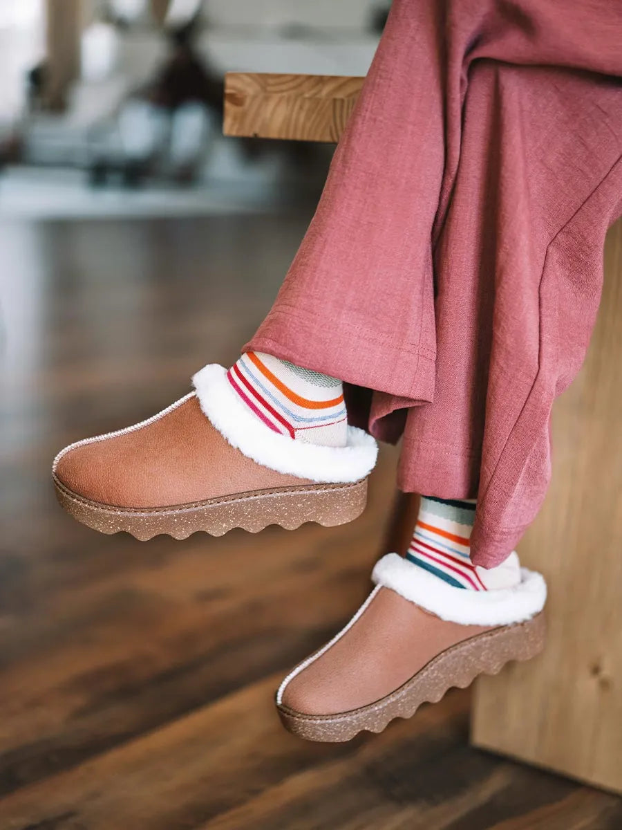 Zapatillas de casa mujer - Zuecos con plataforma y forro interior para mujer | METZ  - Toni Pons  