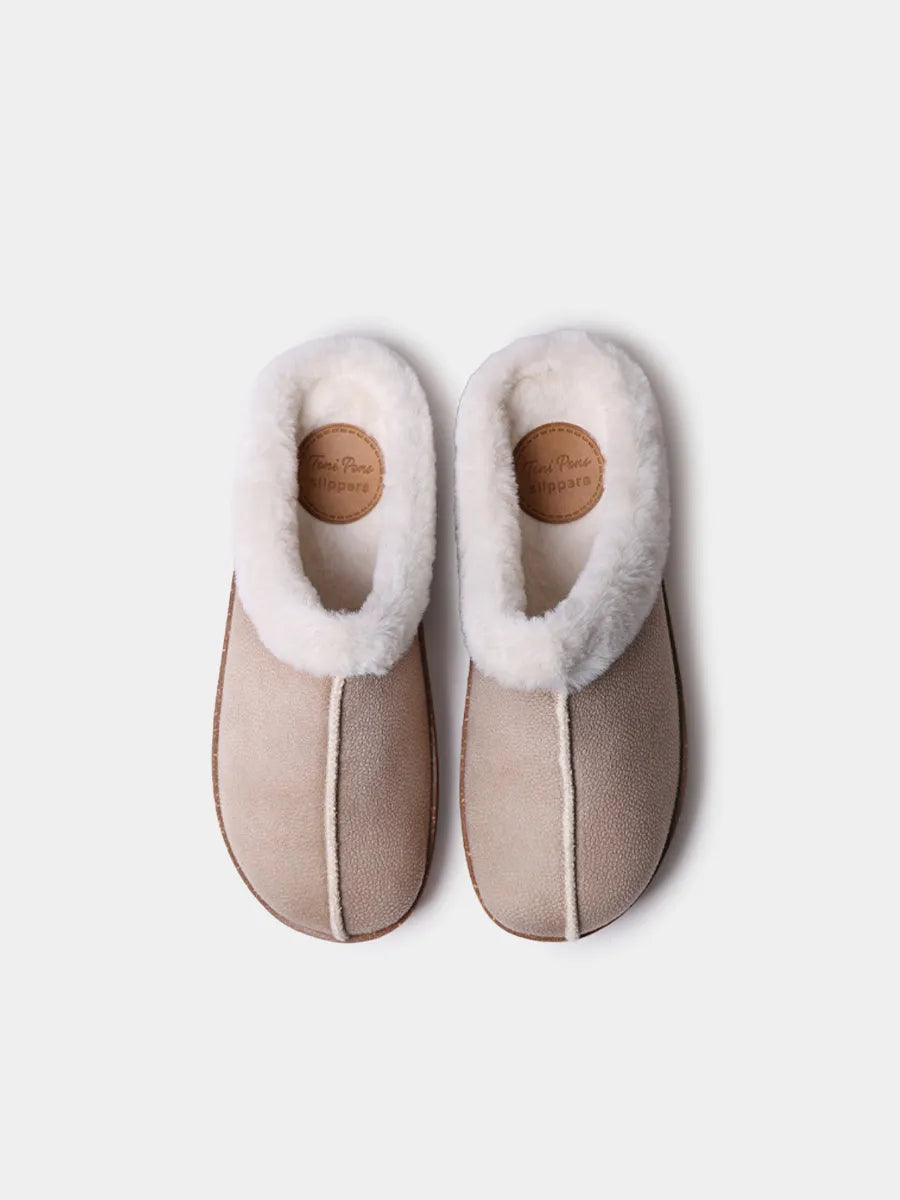 Zapatillas de casa mujer - Zuecos con plataforma y forro interior para mujer | METZ  - Toni Pons  