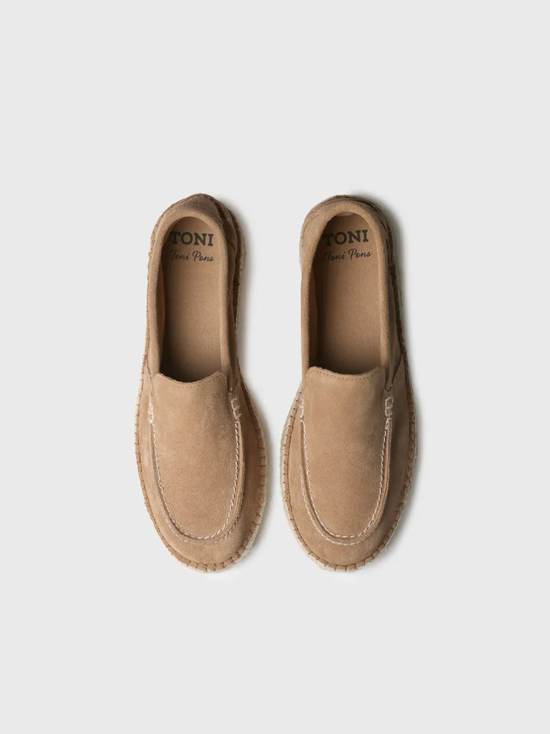  - Alpargata de hombre en serraje tipo mocasín | MILO  - Toni Pons  