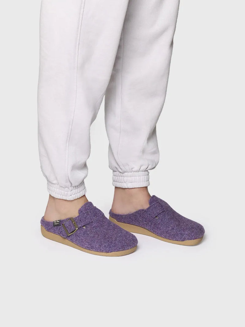 zapatillas mujer - Slipper de mujer tipo zueco con hebilla | MIMA-FP  - Toni Pons  