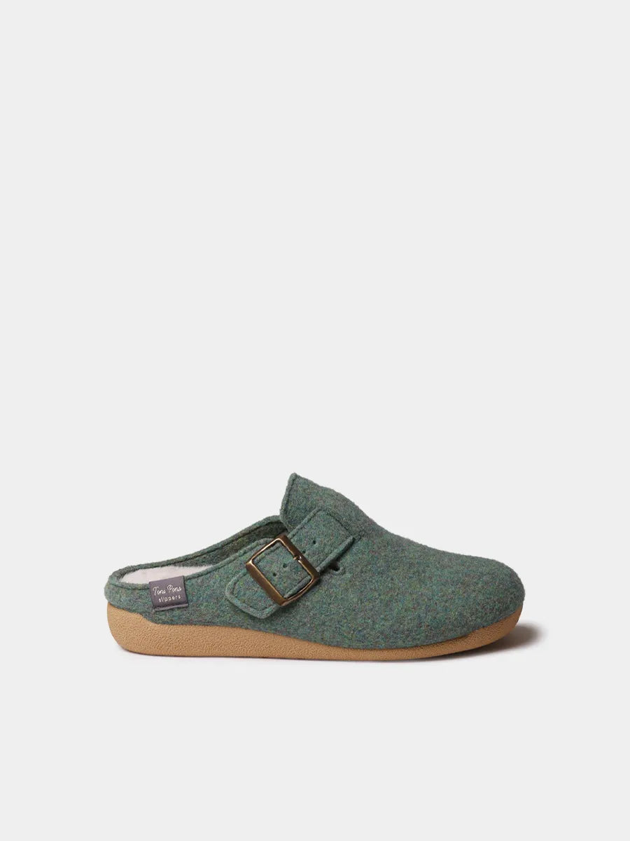 Zapatillas de casa mujer - Slipper de mujer tipo zueco con hebilla | MIMA-FP  - Toni Pons  