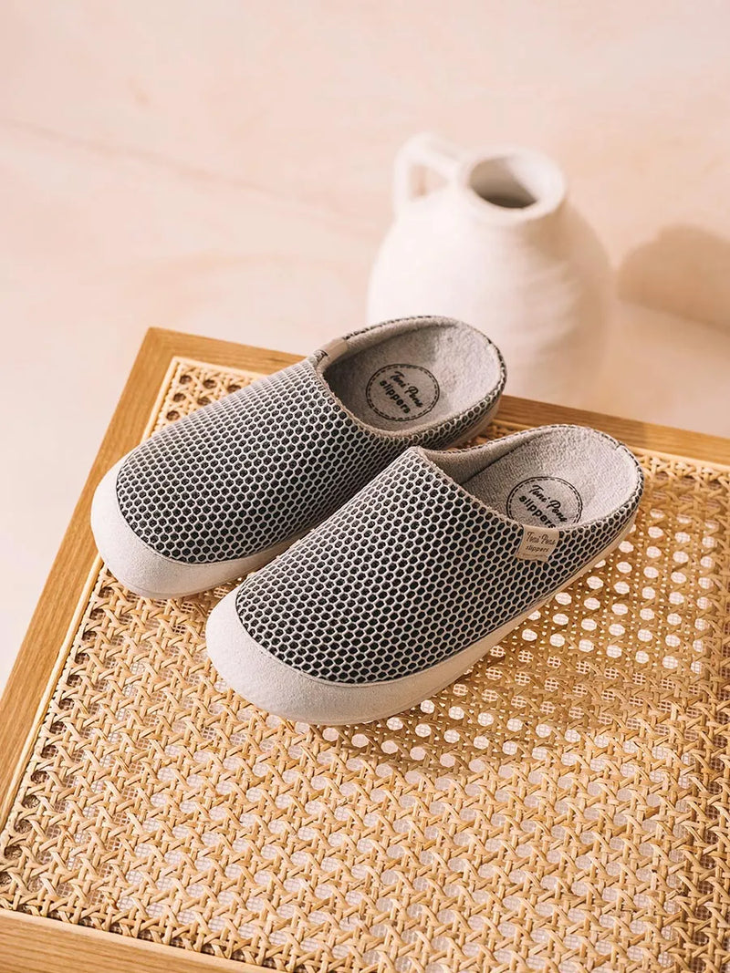 zapatillas mujer - Zapatilla de casa tipo zueco de mujer en rejilla | MINA-GC  - Toni Pons  