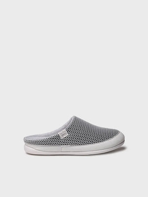 zapatillas mujer - Zapatilla de casa tipo zueco de mujer en rejilla | MINA-GC  - Toni Pons  