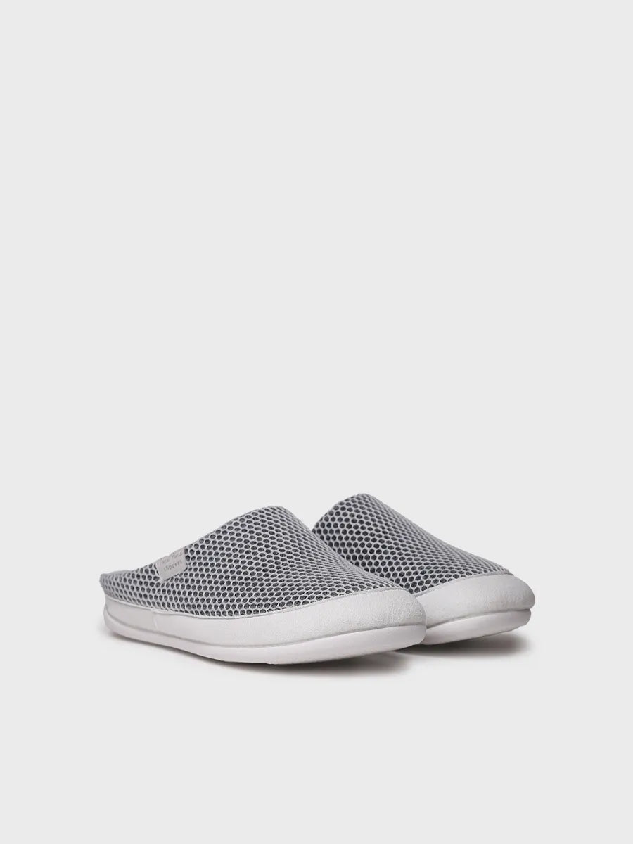 zapatillas mujer - Zapatilla de casa tipo zueco de mujer en rejilla | MINA-GC  - Toni Pons  