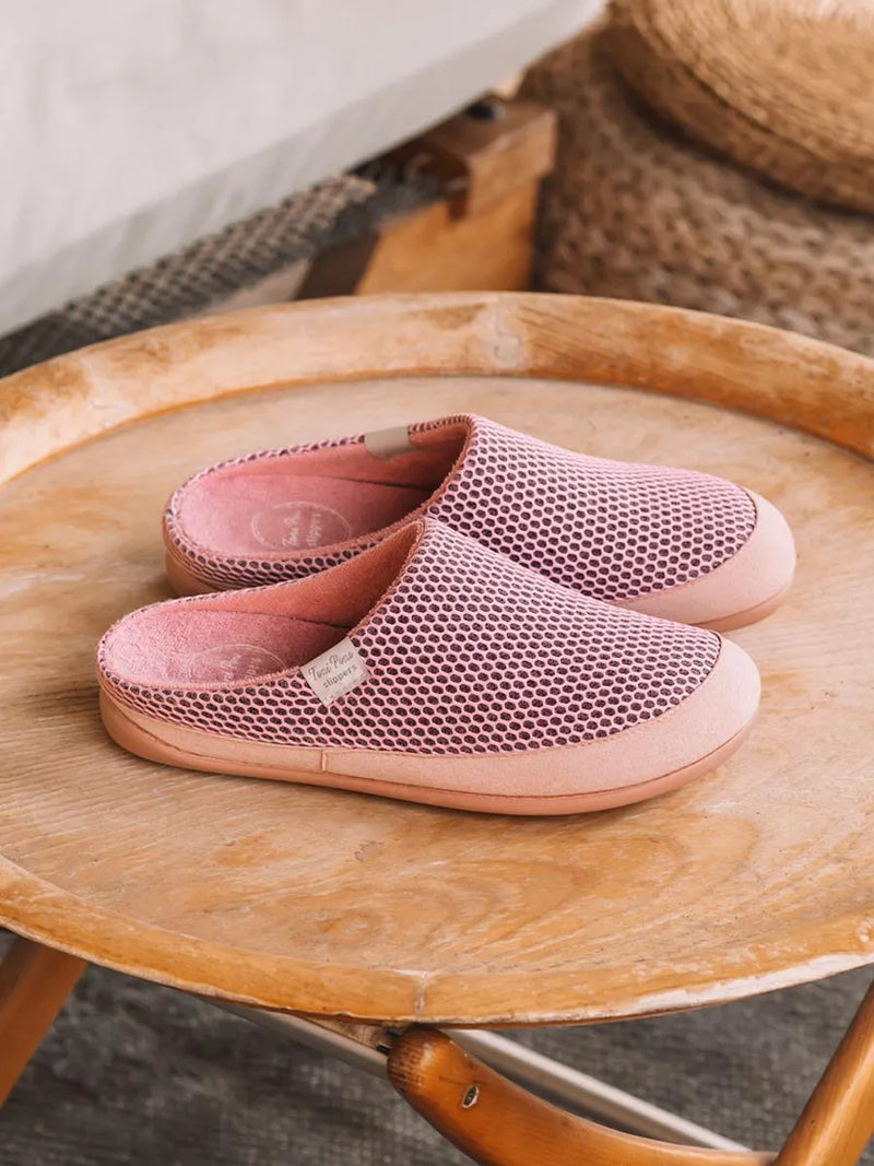 zapatillas mujer - Zapatilla de casa tipo zueco de mujer en rejilla | MINA-GC  - Toni Pons  
