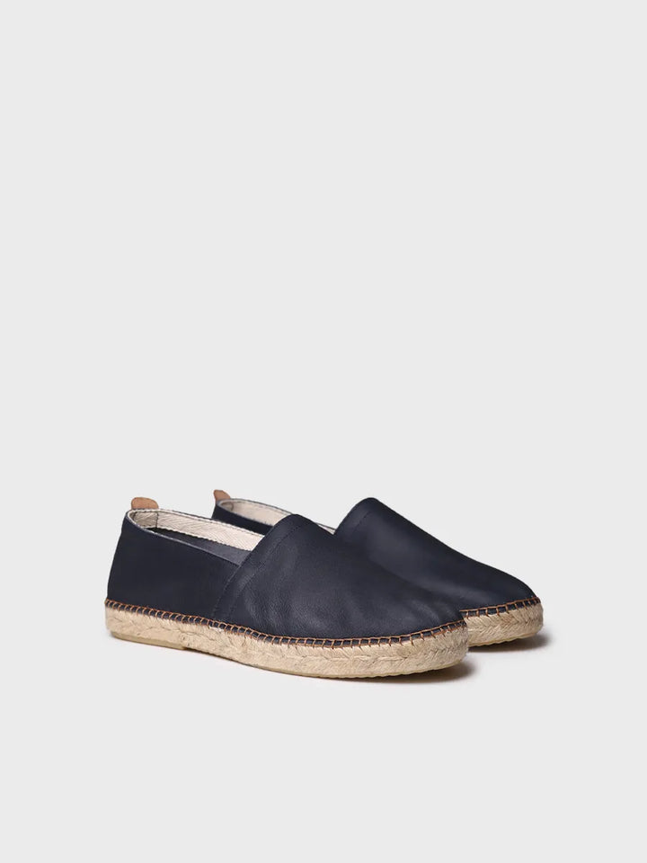 zapatillas hombre - Alpargata cerrada de hombre en piel con suela de yute | MINO  - Toni Pons  