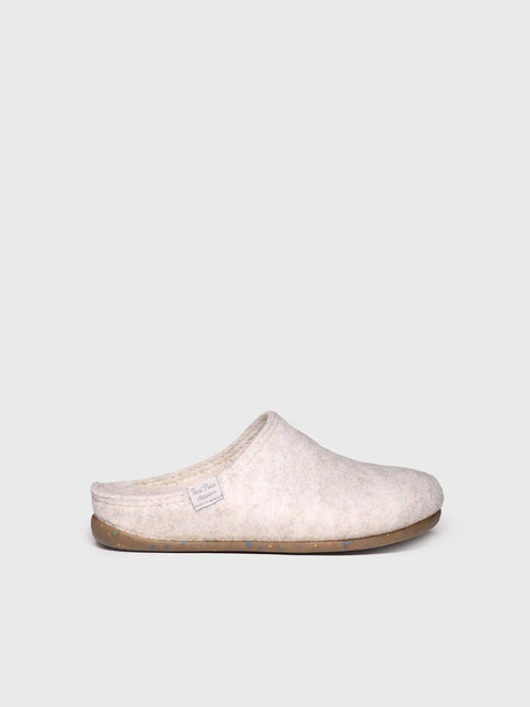 zapatillas de casa mujer - Zapatilla tipo zueco para mujer en fieltro reciclado | MONA-FR  - Toni Pons  