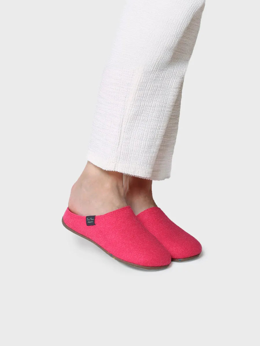 zapatillas de casa mujer - Zapatilla tipo zueco para mujer en fieltro reciclado | MONA-FR  - Toni Pons  