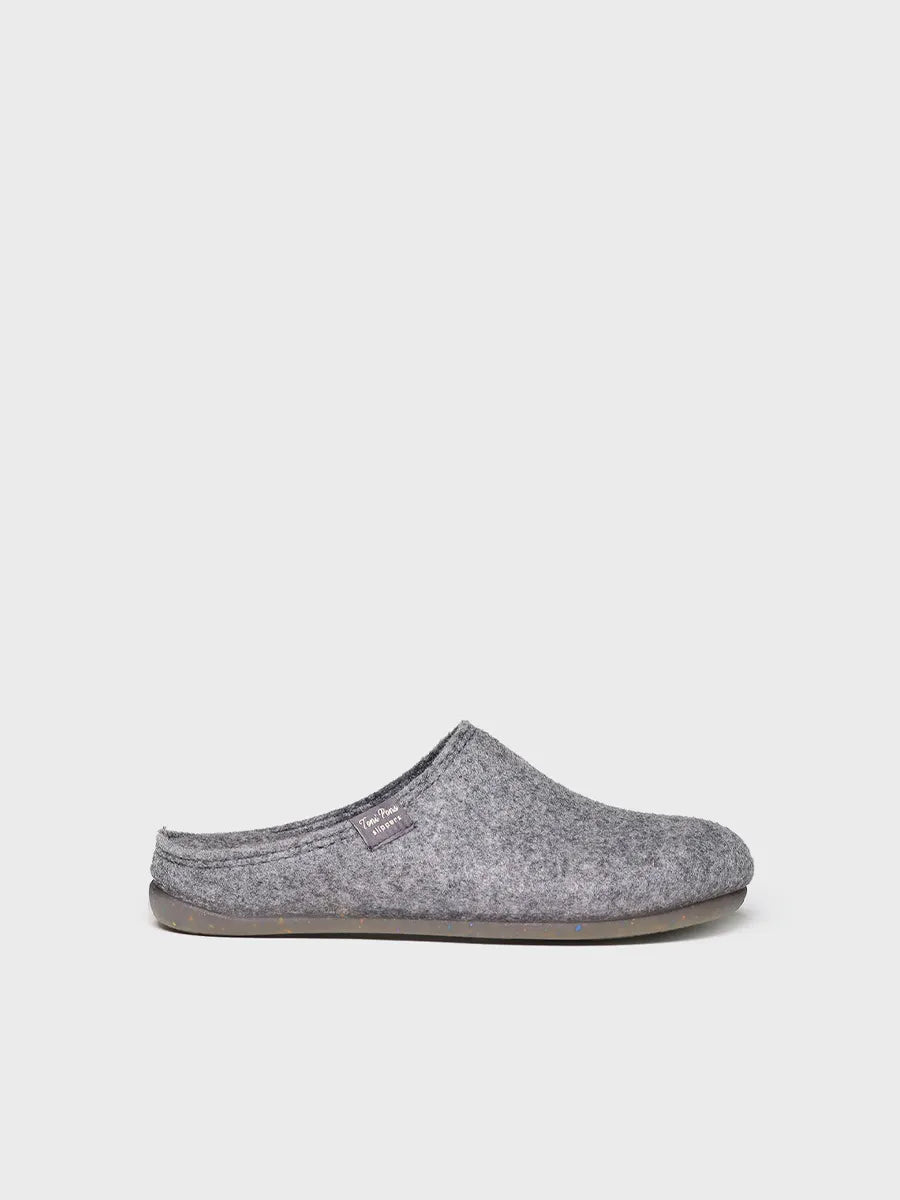 zapatillas de casa mujer - Zapatilla tipo zueco para mujer en fieltro reciclado | MONA-FR  - Toni Pons  