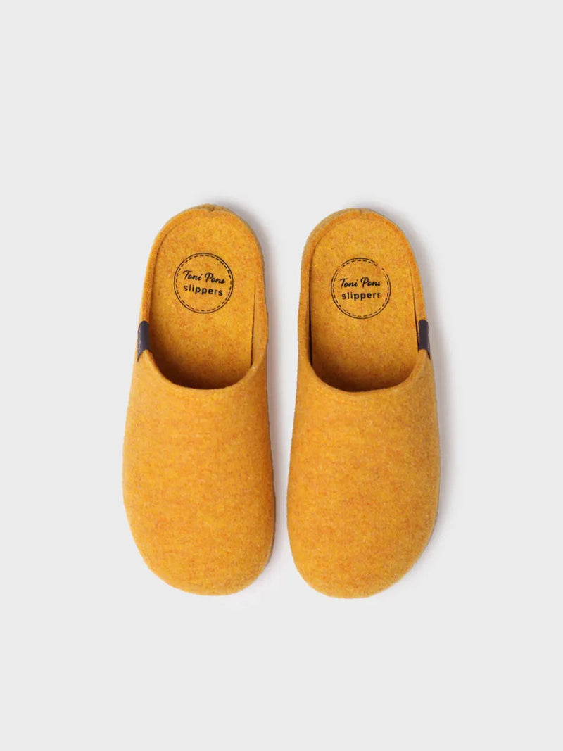 zapatillas de casa mujer - Zapatilla tipo zueco para mujer en fieltro reciclado | MONA-FR  - Toni Pons  