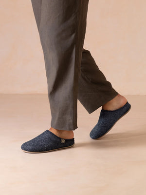 Zapatillas de casa mujer - Zapatilla tipo zueco para mujer en fieltro reciclado | MONA-FR  - Toni Pons  