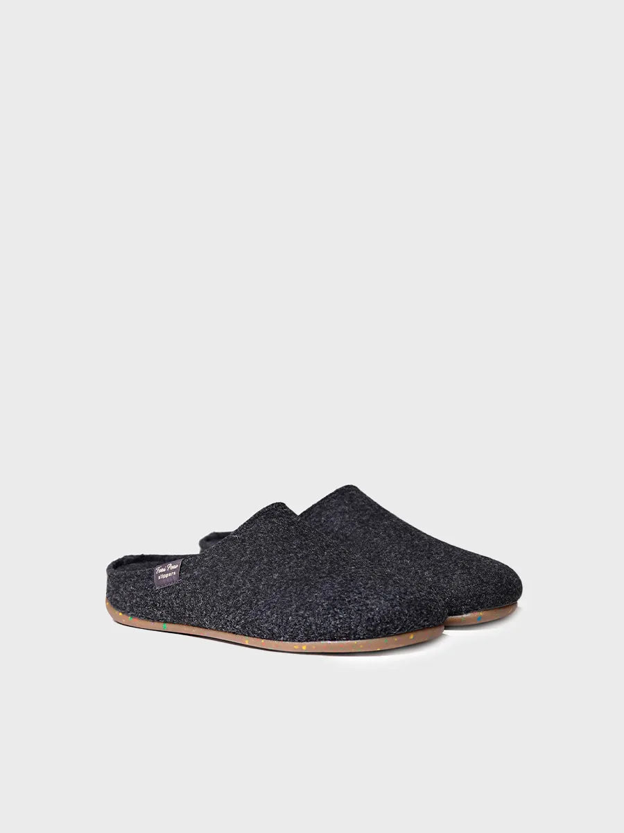 zapatillas de casa mujer - Zapatilla tipo zueco para mujer en fieltro reciclado | MONA-FR  - Toni Pons  