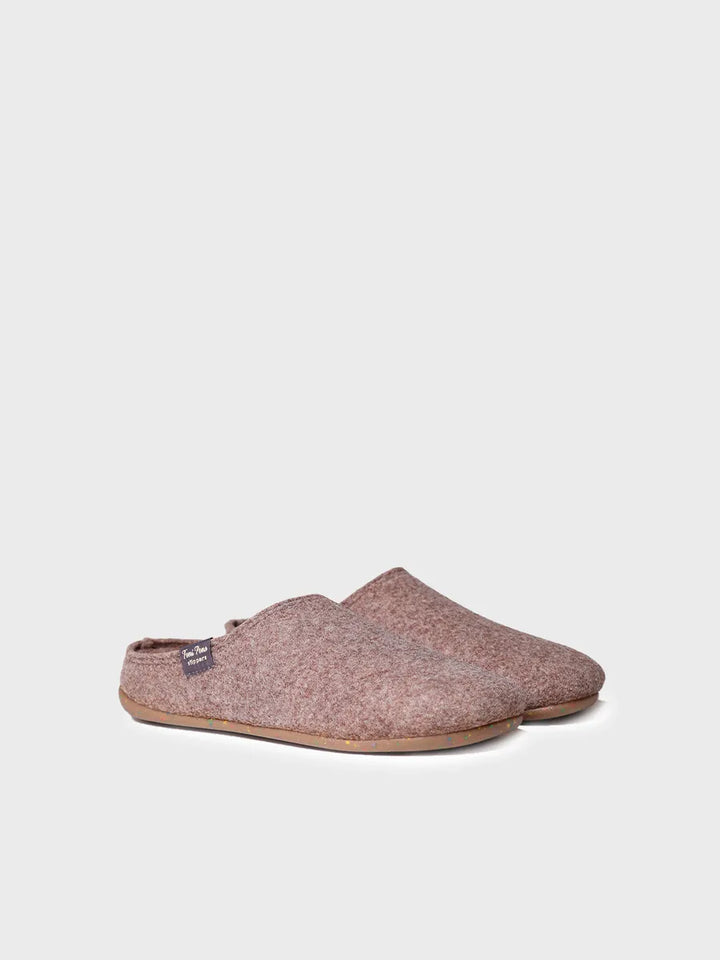 zapatillas de casa mujer - Zapatilla tipo zueco para mujer en fieltro reciclado | MONA-FR  - Toni Pons  