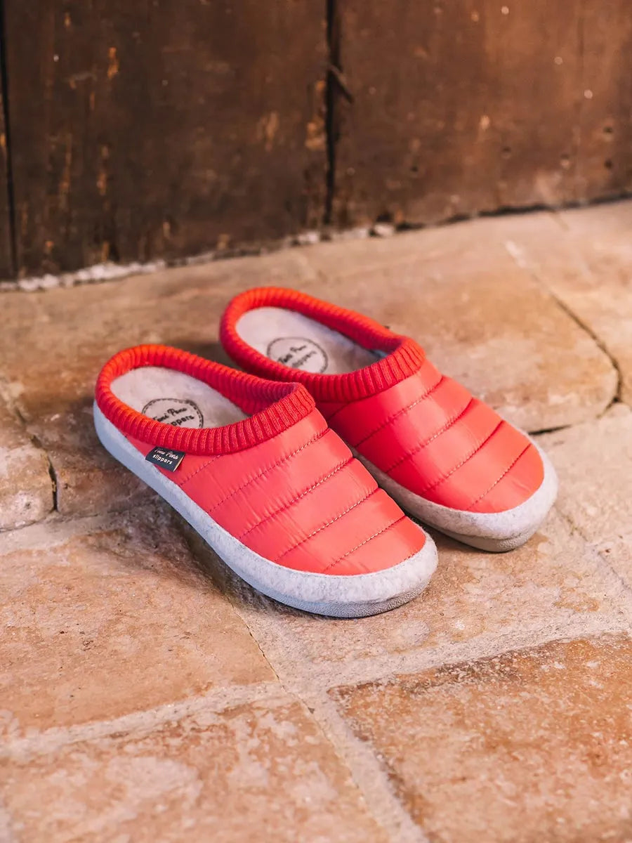 zapatillas mujer - Zapatilla tipo zueco para mujer en tejido acolchado y fieltro | MORA-TK  - Toni Pons  