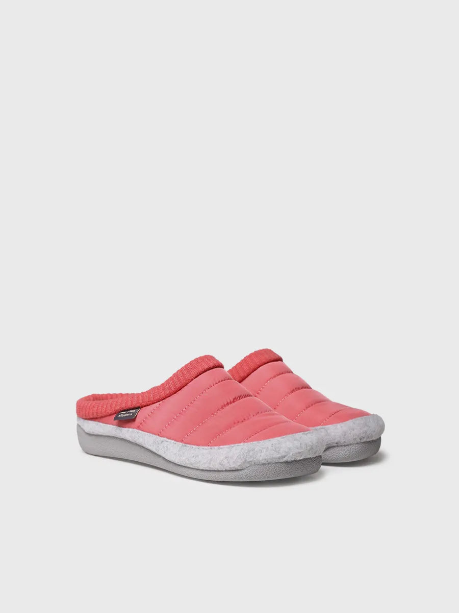 zapatillas mujer - Zapatilla tipo zueco para mujer en tejido acolchado y fieltro | MORA-TK  - Toni Pons  