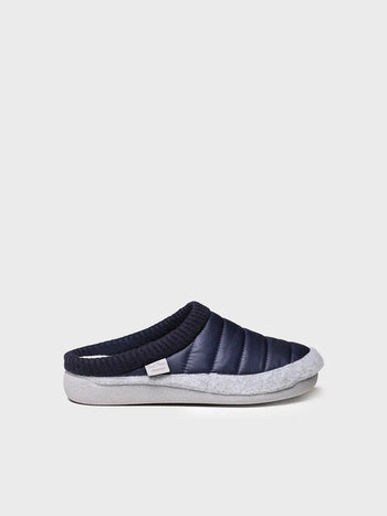 zapatillas mujer - Zapatilla tipo zueco para mujer en tejido acolchado y fieltro | MORA-TK  - Toni Pons  
