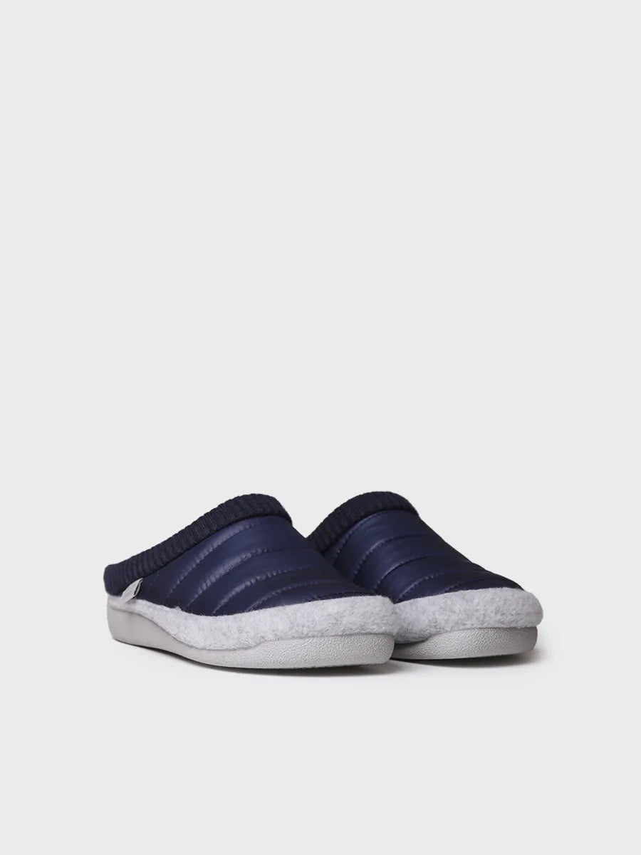 zapatillas mujer - Zapatilla tipo zueco para mujer en tejido acolchado y fieltro | MORA-TK  - Toni Pons  