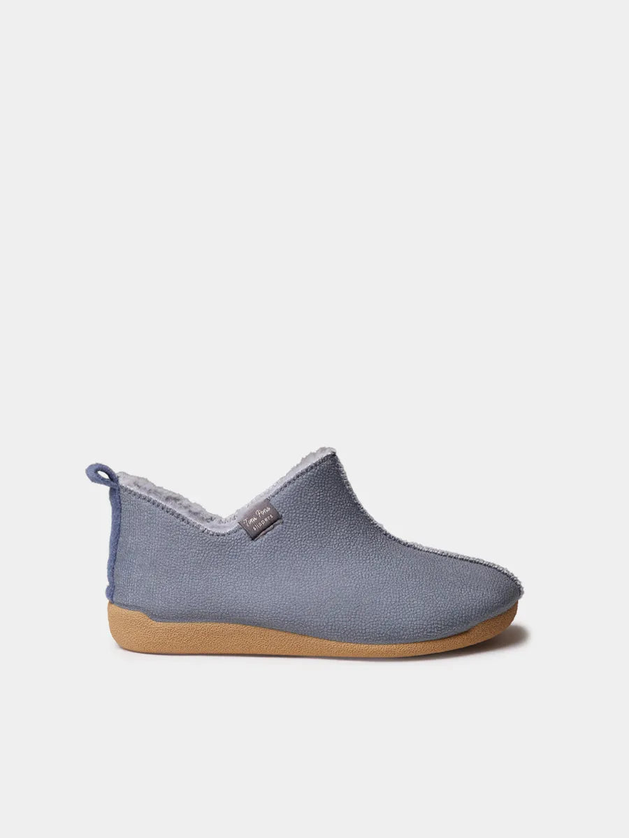 Zapatillas de casa mujer - Zapatilla de casa abotinada para mujer en tejido | MOSCU-BD  - Toni Pons  