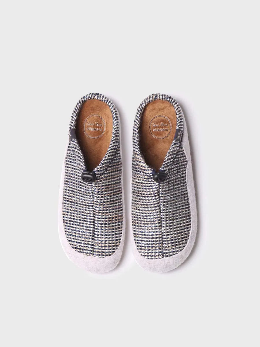  - Zapatilla tipo zueco para hombre en tejido y fieltro  | NADIR-DS  - Toni Pons  
