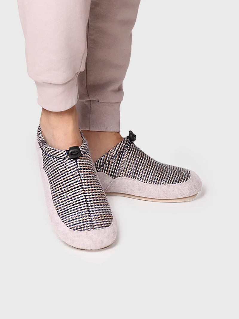  - Zapatilla tipo zueco para hombre en tejido y fieltro  | NADIR-DS  - Toni Pons  