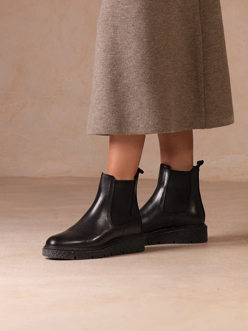 Chelsea-Stiefelette aus Leder für Damen | NAIROBI-P