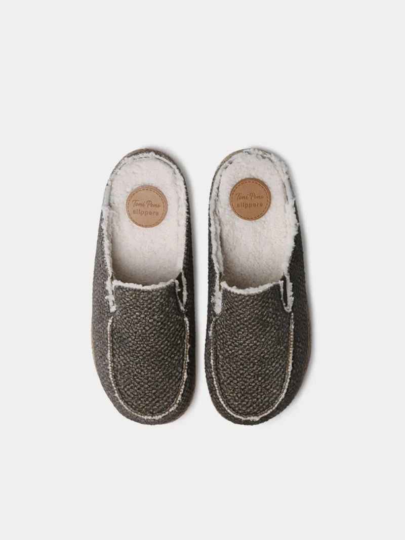 Zapatillas de casa hombre - Slippers para hombre tipo zueco con suela de yute | NALEC  - Toni Pons  