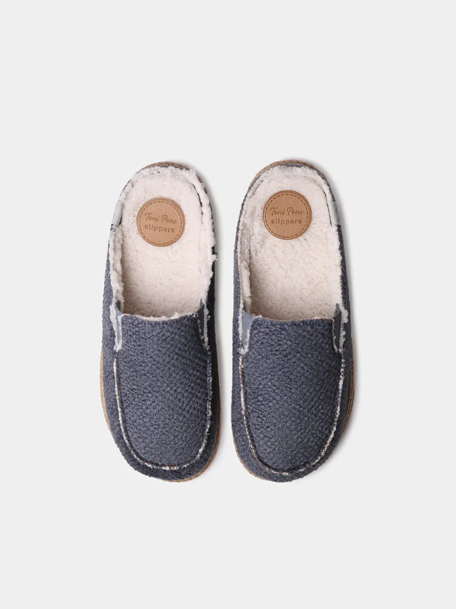 Zapatillas de casa hombre - Slippers para hombre tipo zueco con suela de yute | NALEC  - Toni Pons  