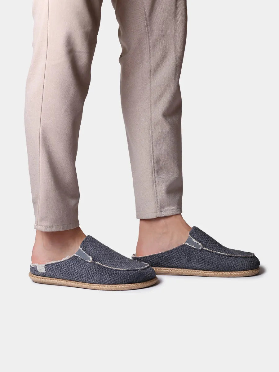 Zapatillas de casa hombre - Slippers para hombre tipo zueco con suela de yute | NALEC  - Toni Pons  