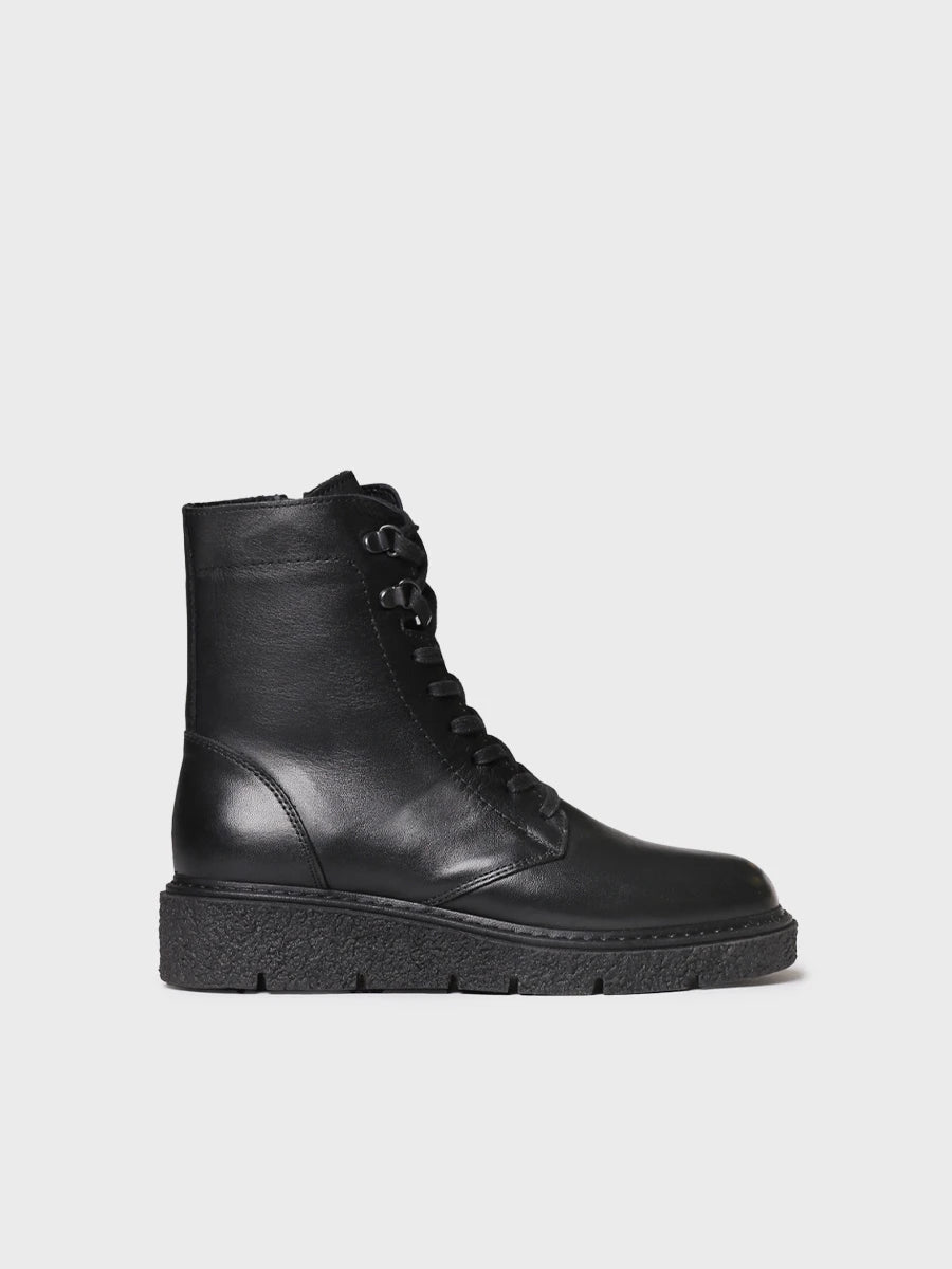 Botines mujer - Bota con cordones en piel para mujer | NARA-P  - Toni Pons  