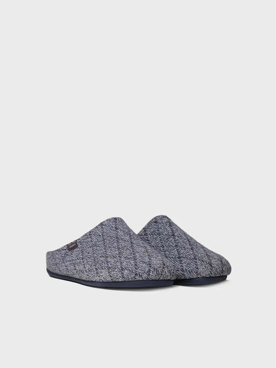 zapatillas de casa hombre - Zapatilla de casa tipo zueco para hombre en tejido | NAUEL-KM  - Toni Pons  