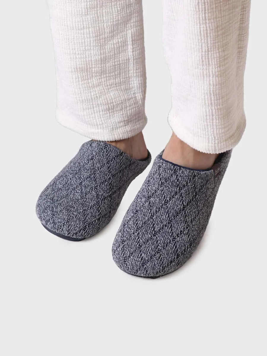zapatillas de casa hombre - Zapatilla de casa tipo zueco para hombre en tejido | NAUEL-KM  - Toni Pons  